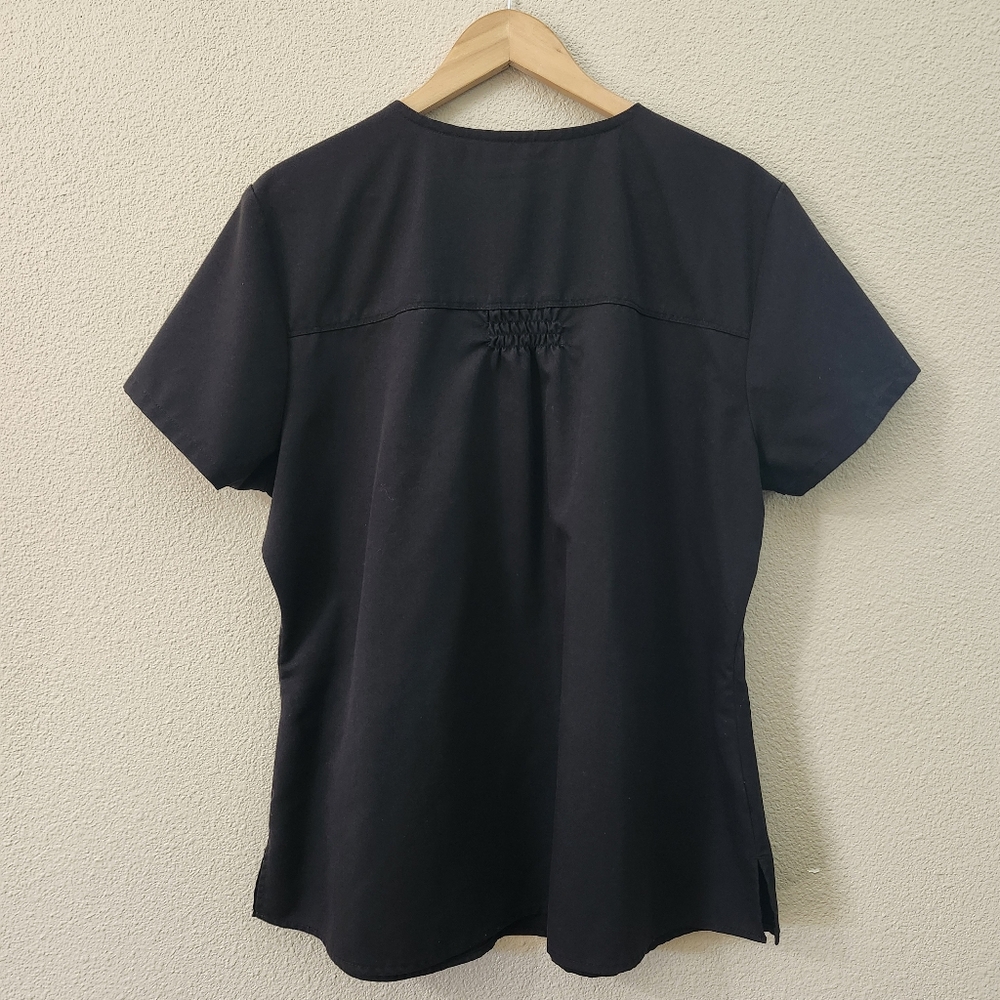Grey's Anatomy Scrubs Bundle of 3 Black Tops And 3 Pants and 1 Jacket - Picture 4 of 16